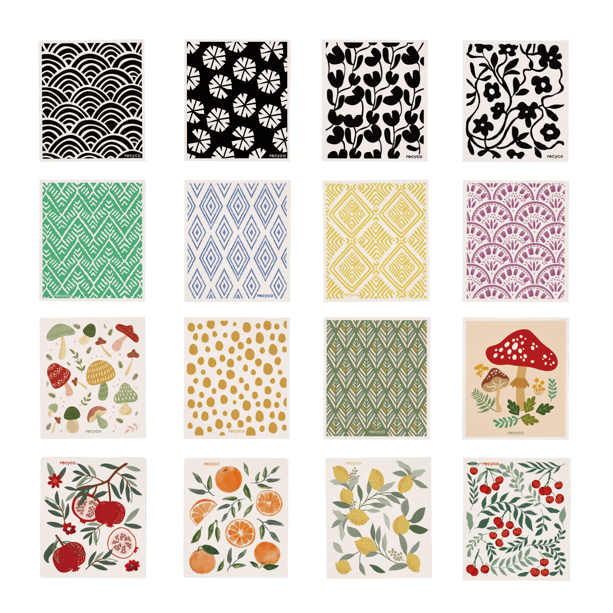 Swedish Dishcloth 12-piece Set