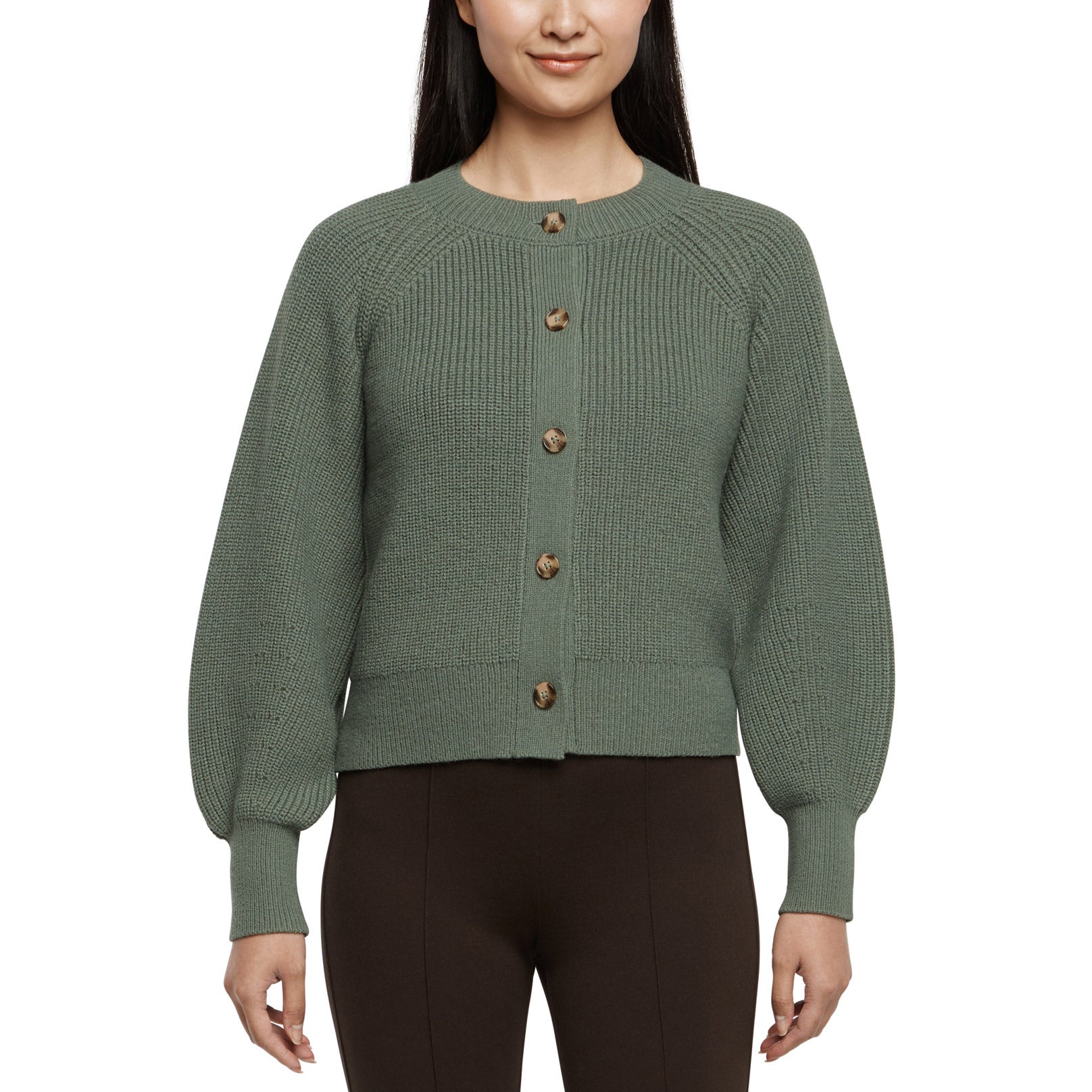 Banana Republic Women's Long Sleeve Cotton Blend Knit Button-up Cardigan main image 1