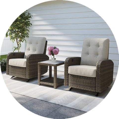 Martha Stewart Patio Furniture 5-Piece Outdoor Patio Set With