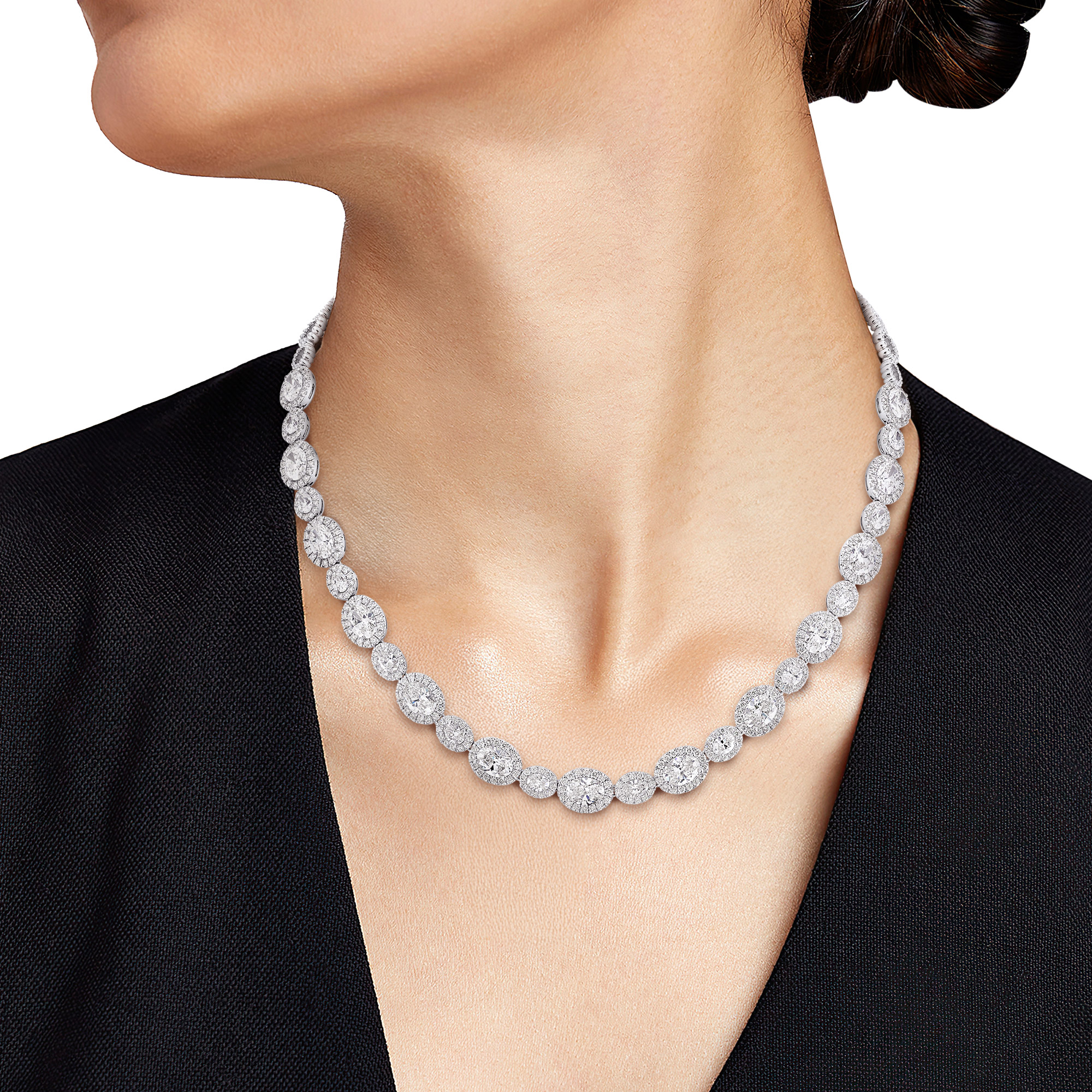 Oval & Round Brilliant 14.19 ctw VS2 Clarity, I Color
