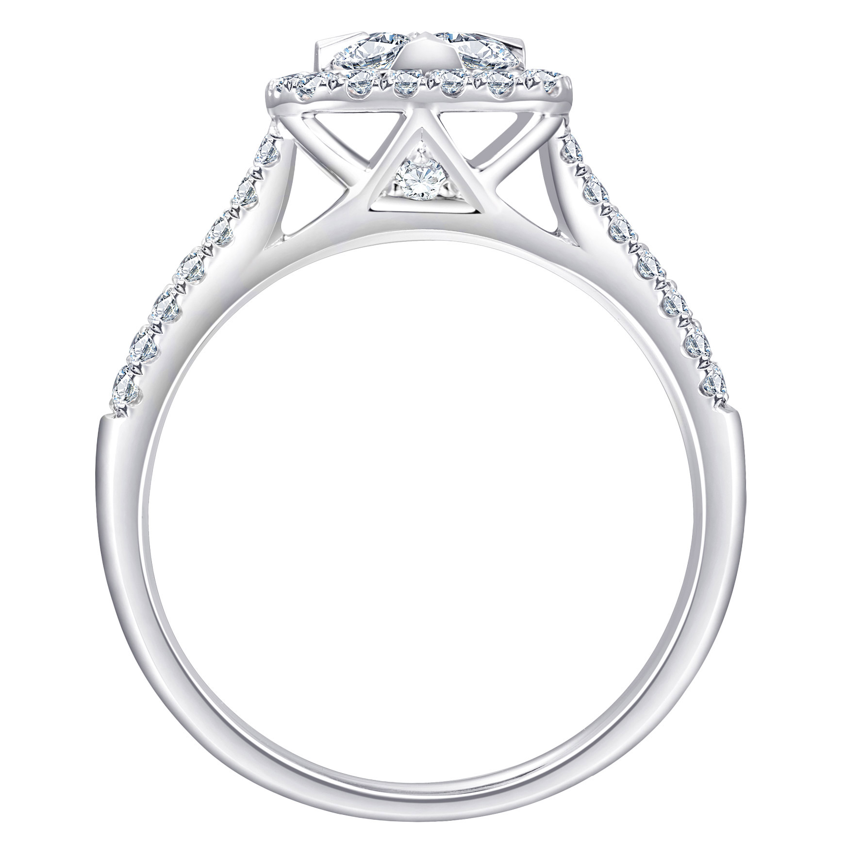 Round Brilliant 0.85 ctw VS2 Clarity, I Color Diamond 14kt