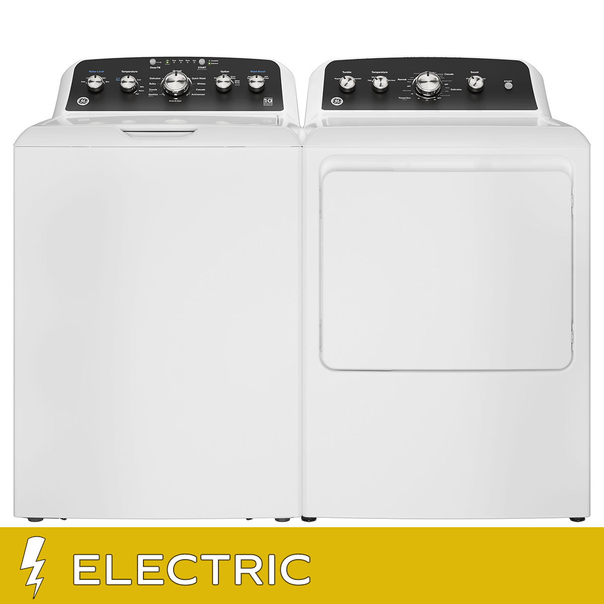 GE 4.5 cu. ft. Washer with Stainless Steel Basket and 7.2 cu. ft