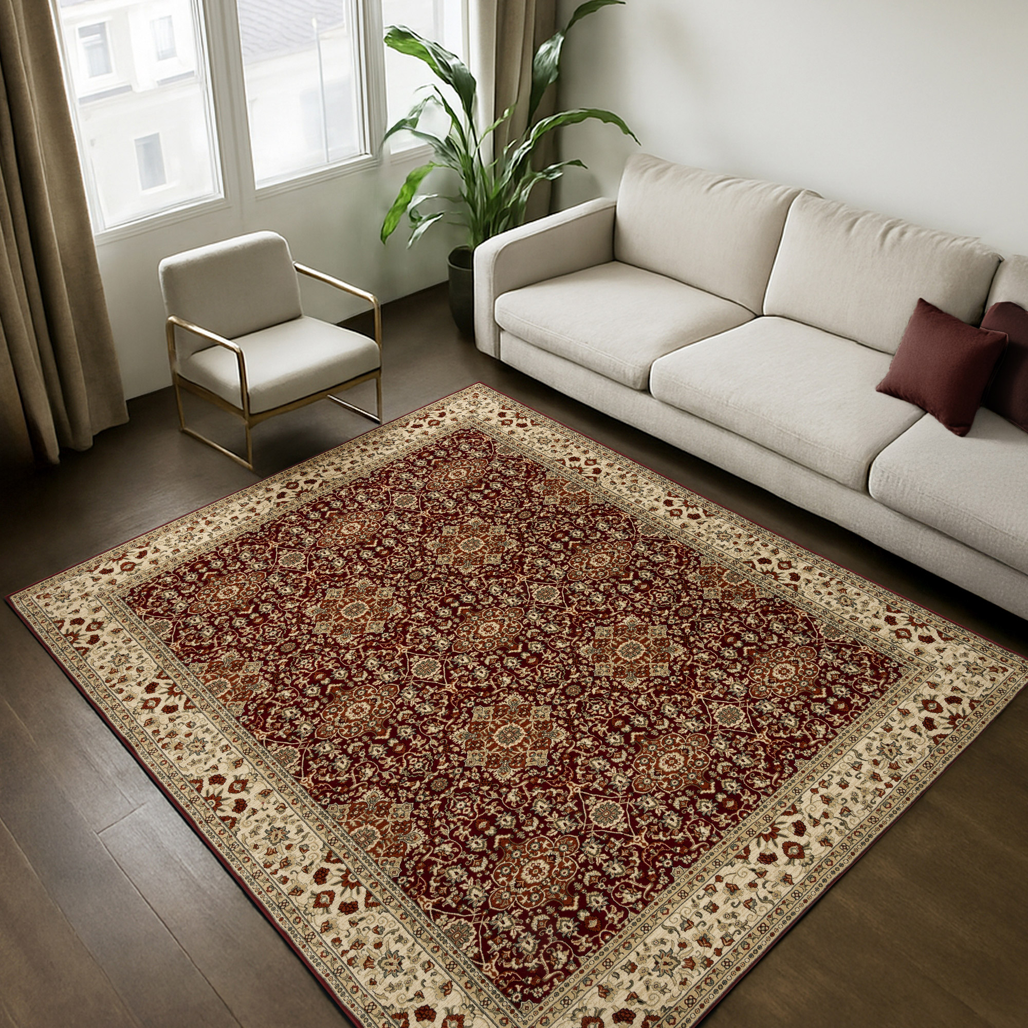 Thomasville Timeless Classic Area Rug Collection, Marnie Red