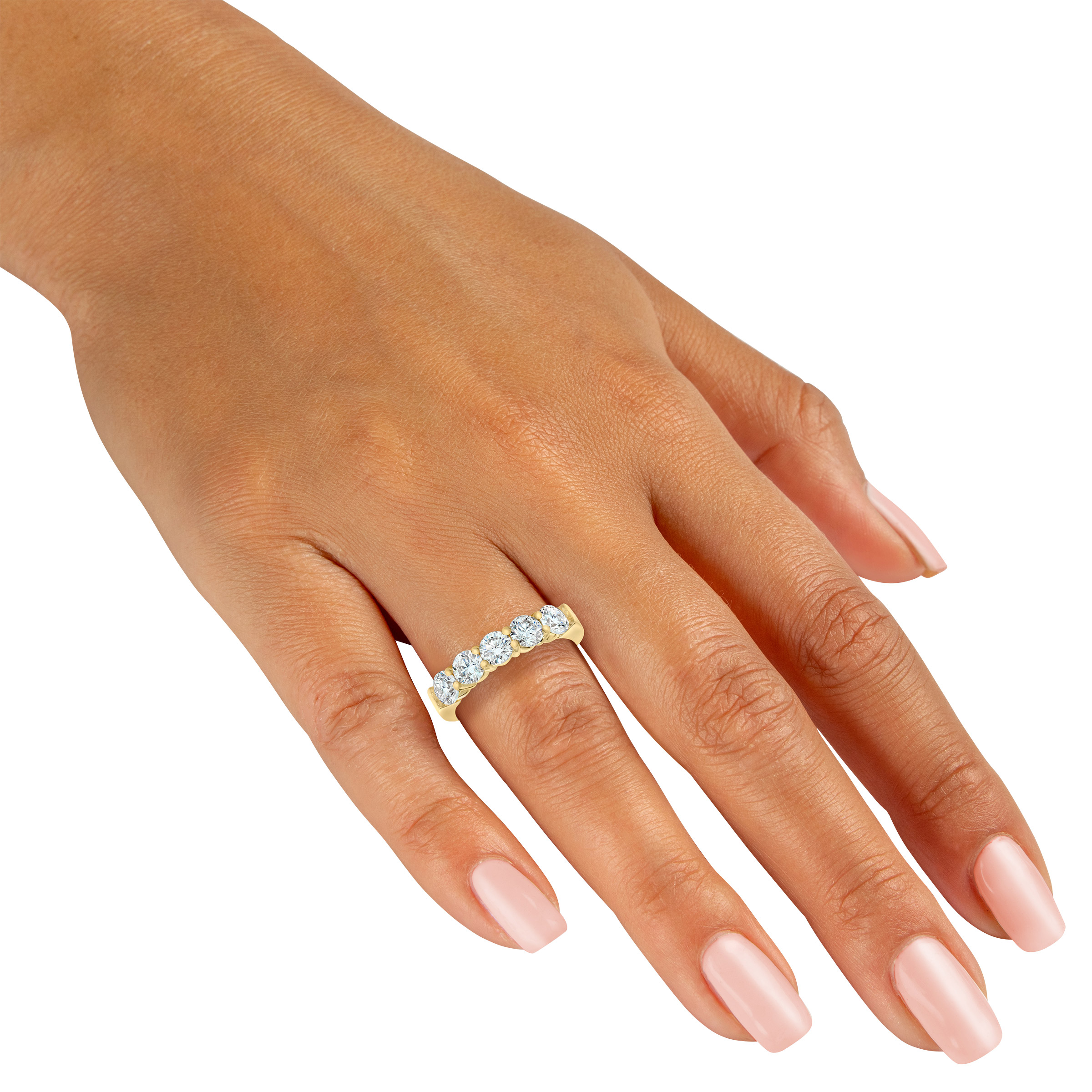 Round Brilliant 1.25 ctw VS2 Clarity, I Color Diamond Five