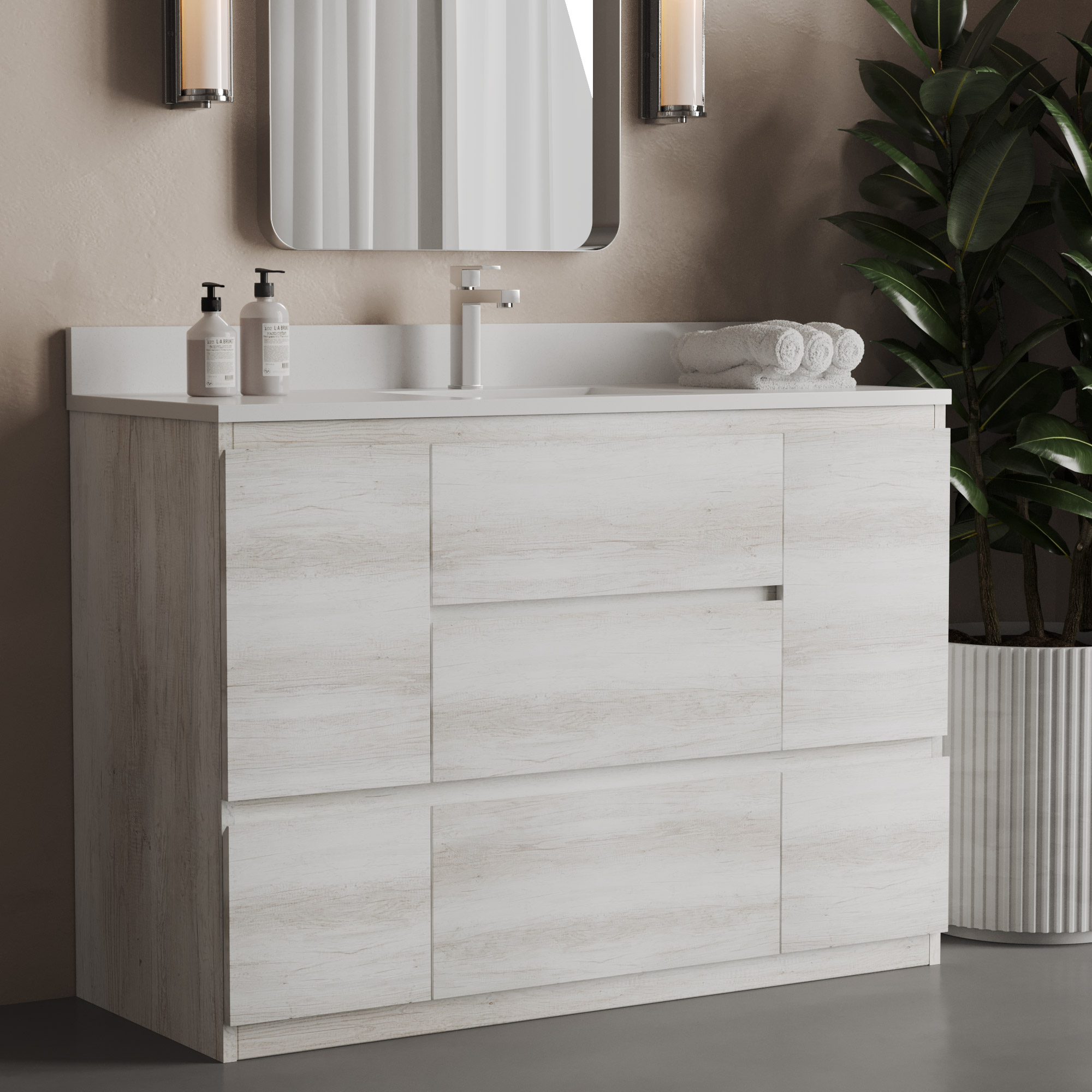 Forestmade Vamo Bathroom Vanity, White | Costco