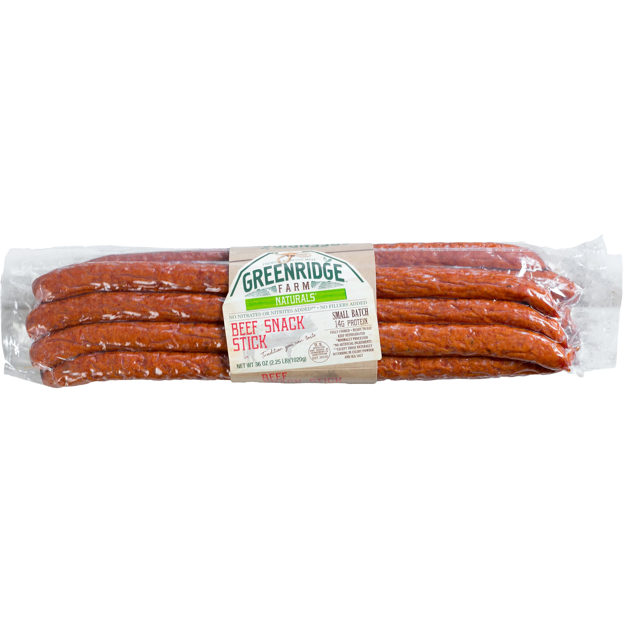 **Greenridge Farm** Beef Snack Stick, 3 oz, 12 ct