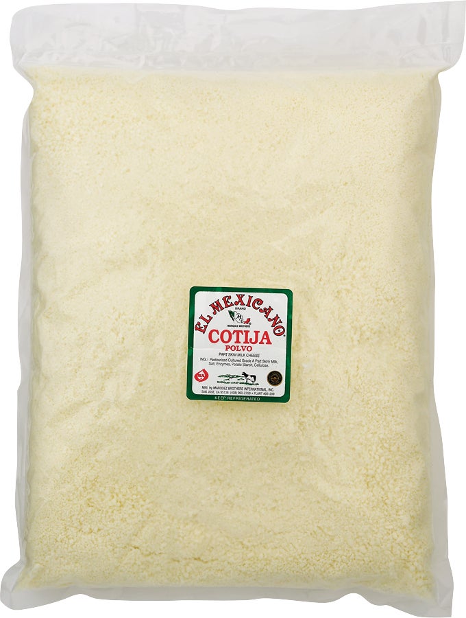 **El Mexicano** Cheese, Cotija Polvo Granulado , 5 lbs