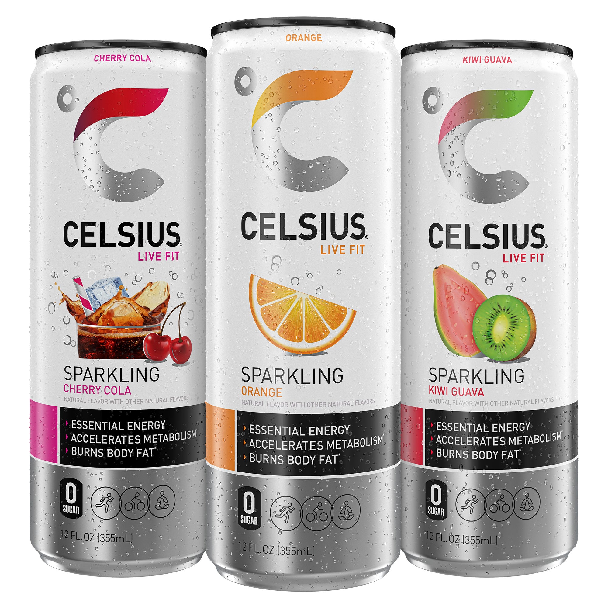 **CELSIUS** Live Fit Energy Drink, Variety Pack, 12 fl oz, 18 ct