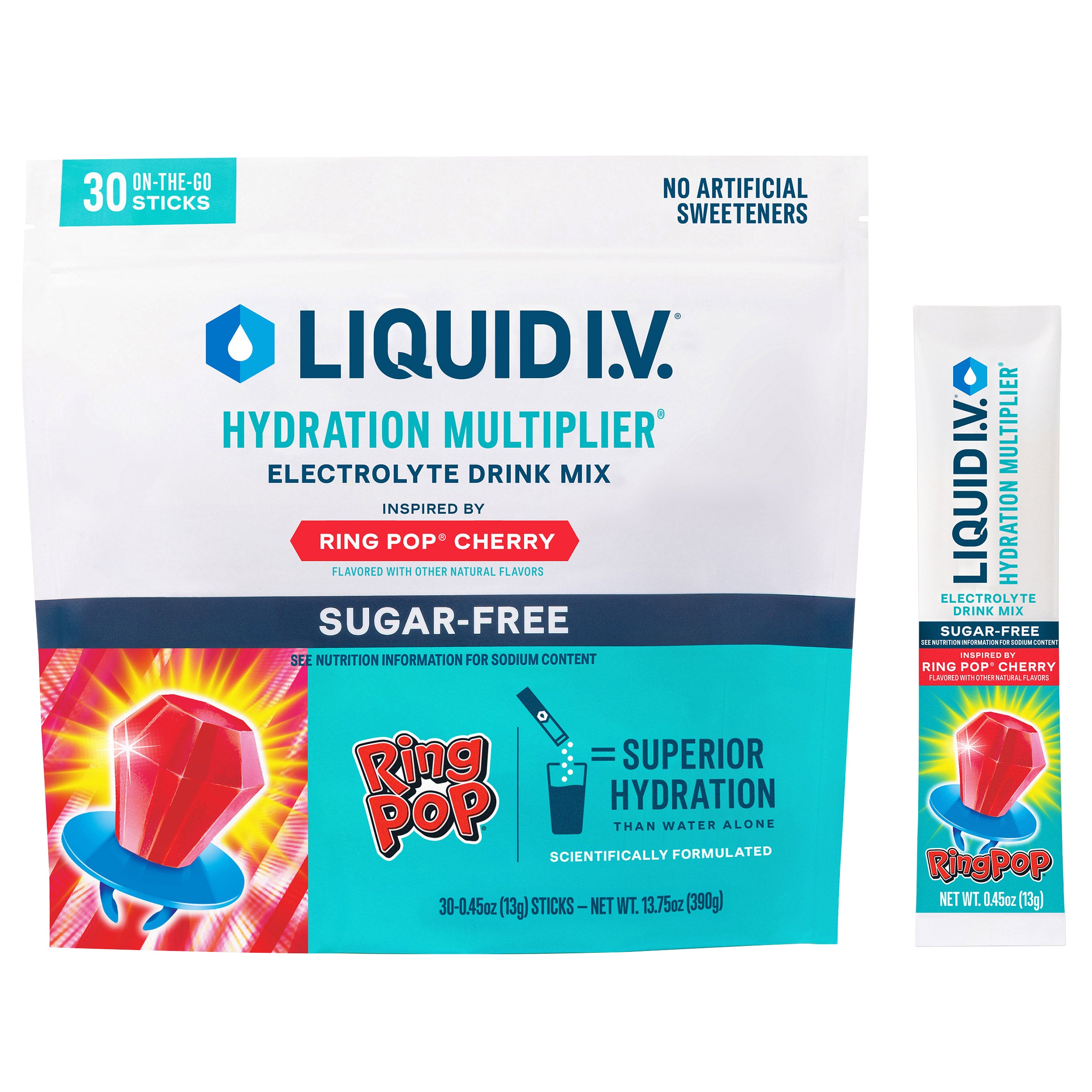 **Liquid I.V.** Hydration Multiplier, Electrolyte Drink Mix, Choose From Assorted Flavors, 30 ct