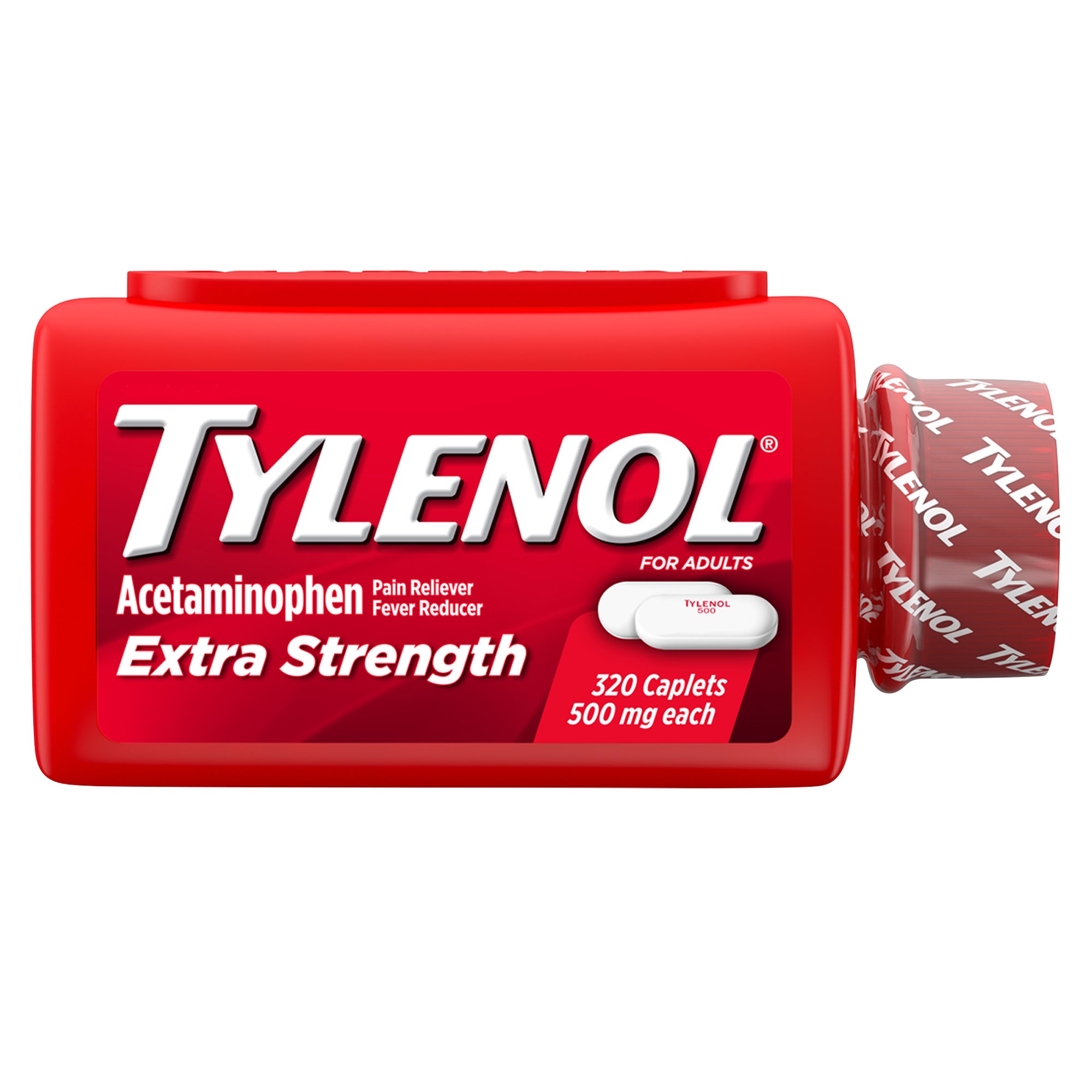 **Tylenol** Extra Strength Acetaminophen Caplets, 500 mg, 320 ct