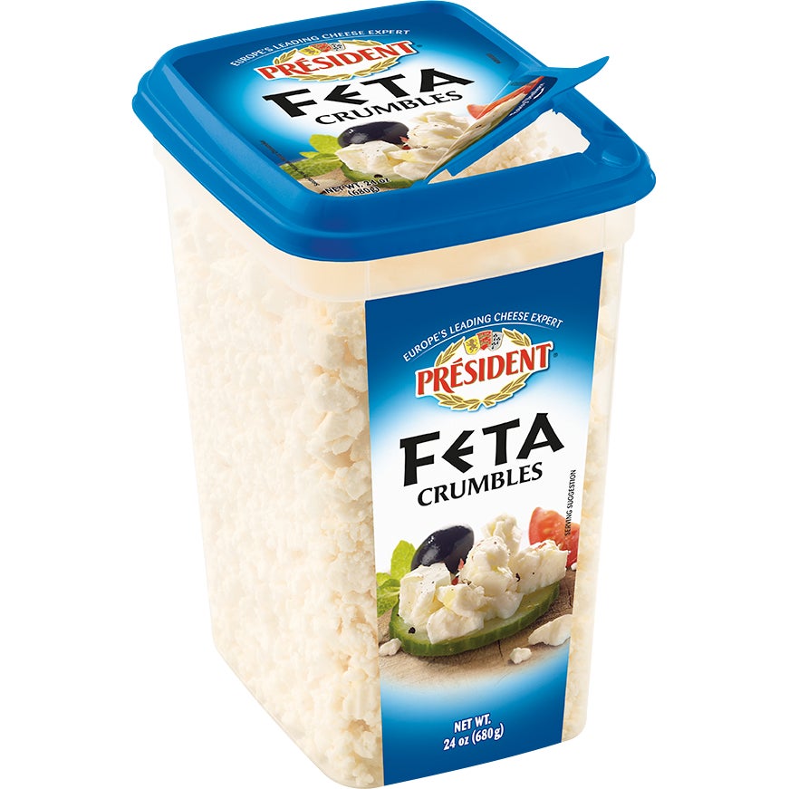 **Président** Feta Cheese Crumbles, 24 oz