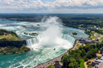 Aerial view of Niagara Falls during daytime