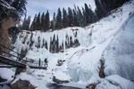 Johnston Canyon Icewalk on a Discover Banff Tours