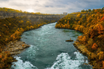 River stream in Niagara Region in the fall