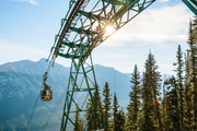 Banff gondola and Sulphur Mountain
