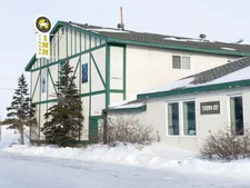 Exterior of the Tundra Inn in the town of Churchill, Manitoba