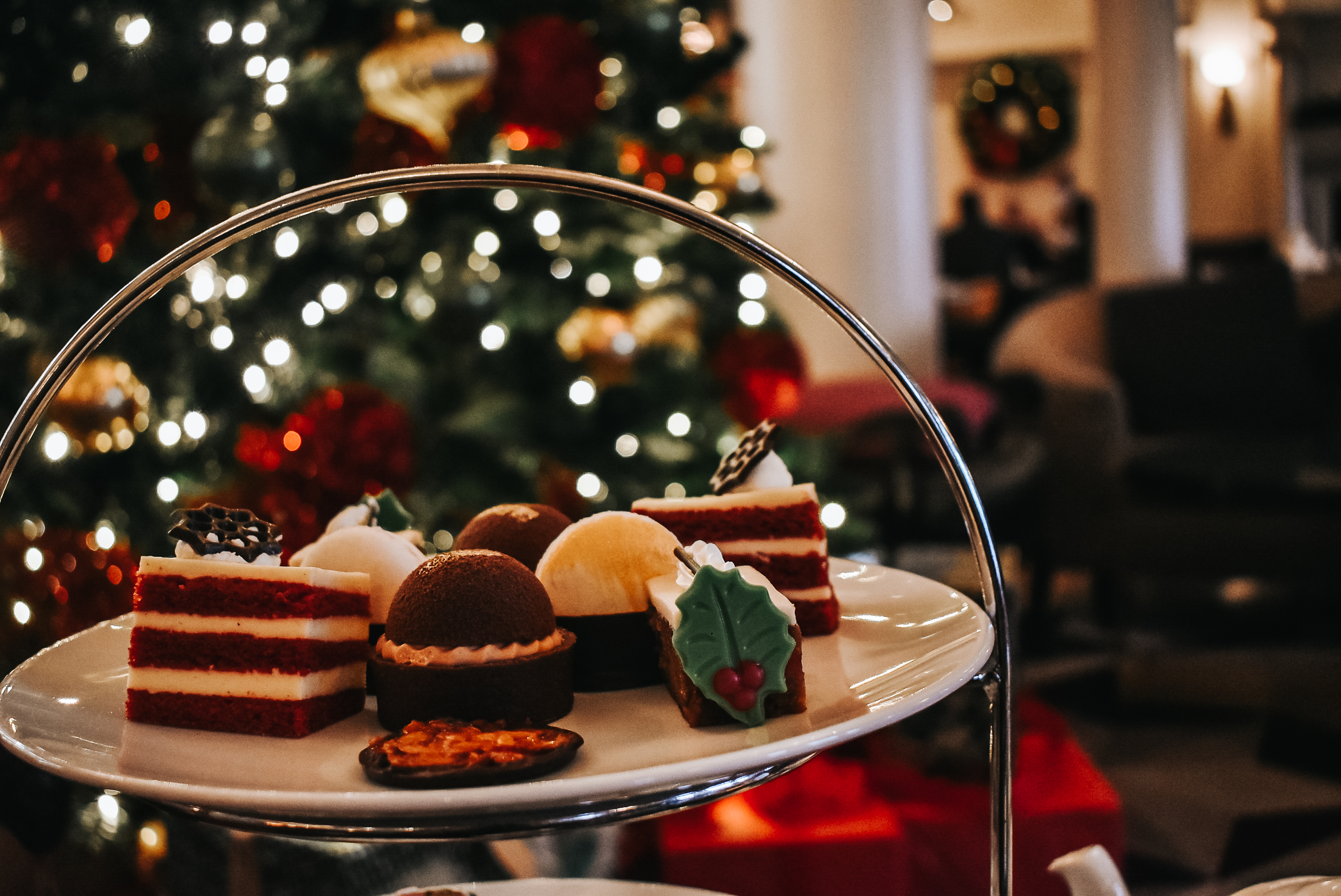 Festive tea at the Fairmont Empress.