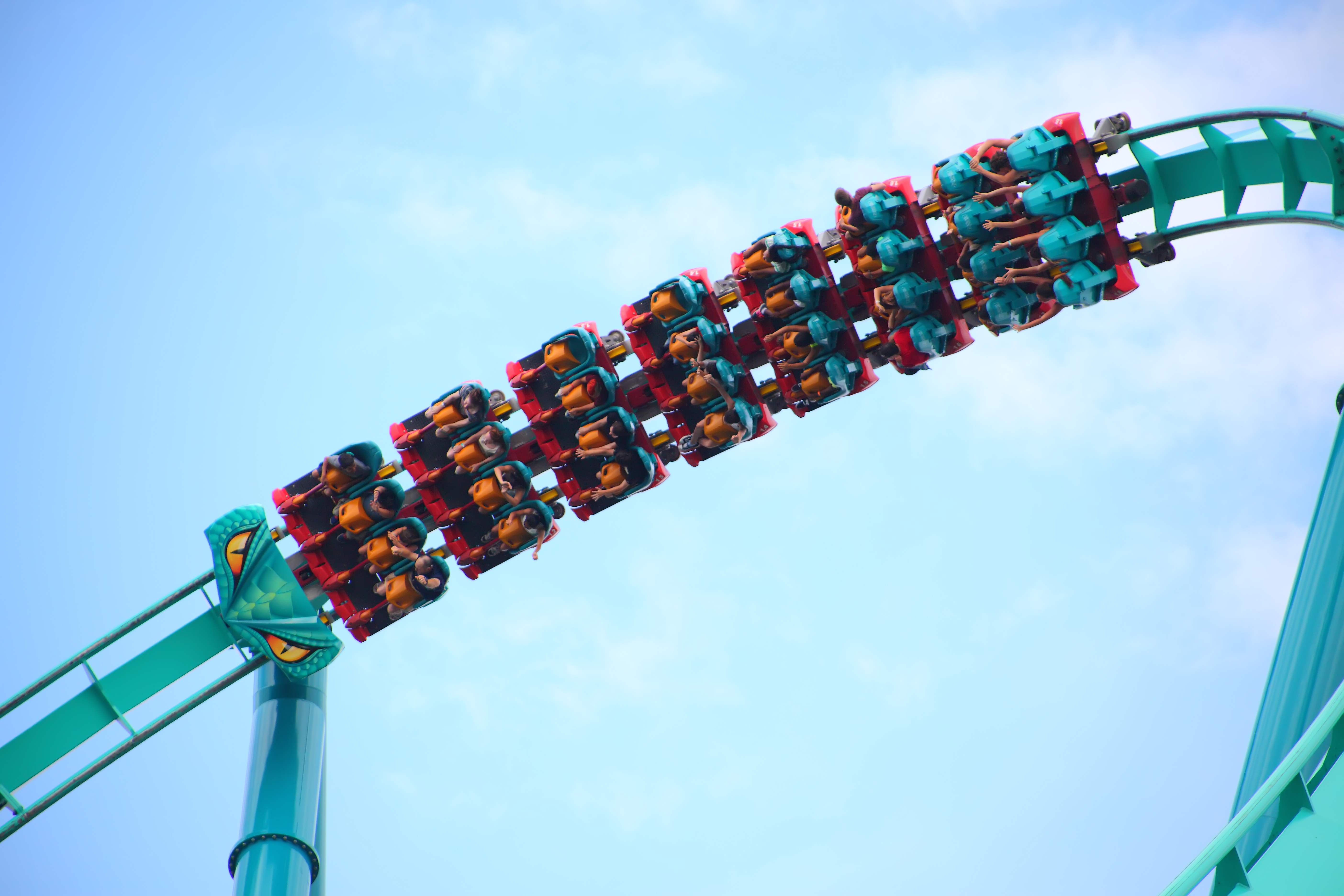 Leviathan rollercoaster at Canada's Wonderland amusement park