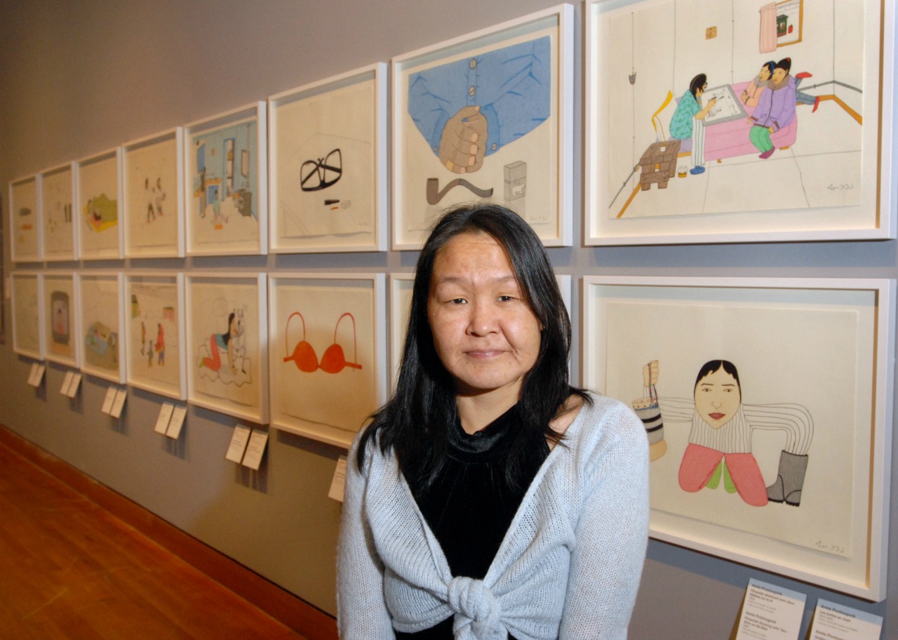 Contemporary Inuit artist Annie Pootoogook at the Art Gallery of Nova Scotia