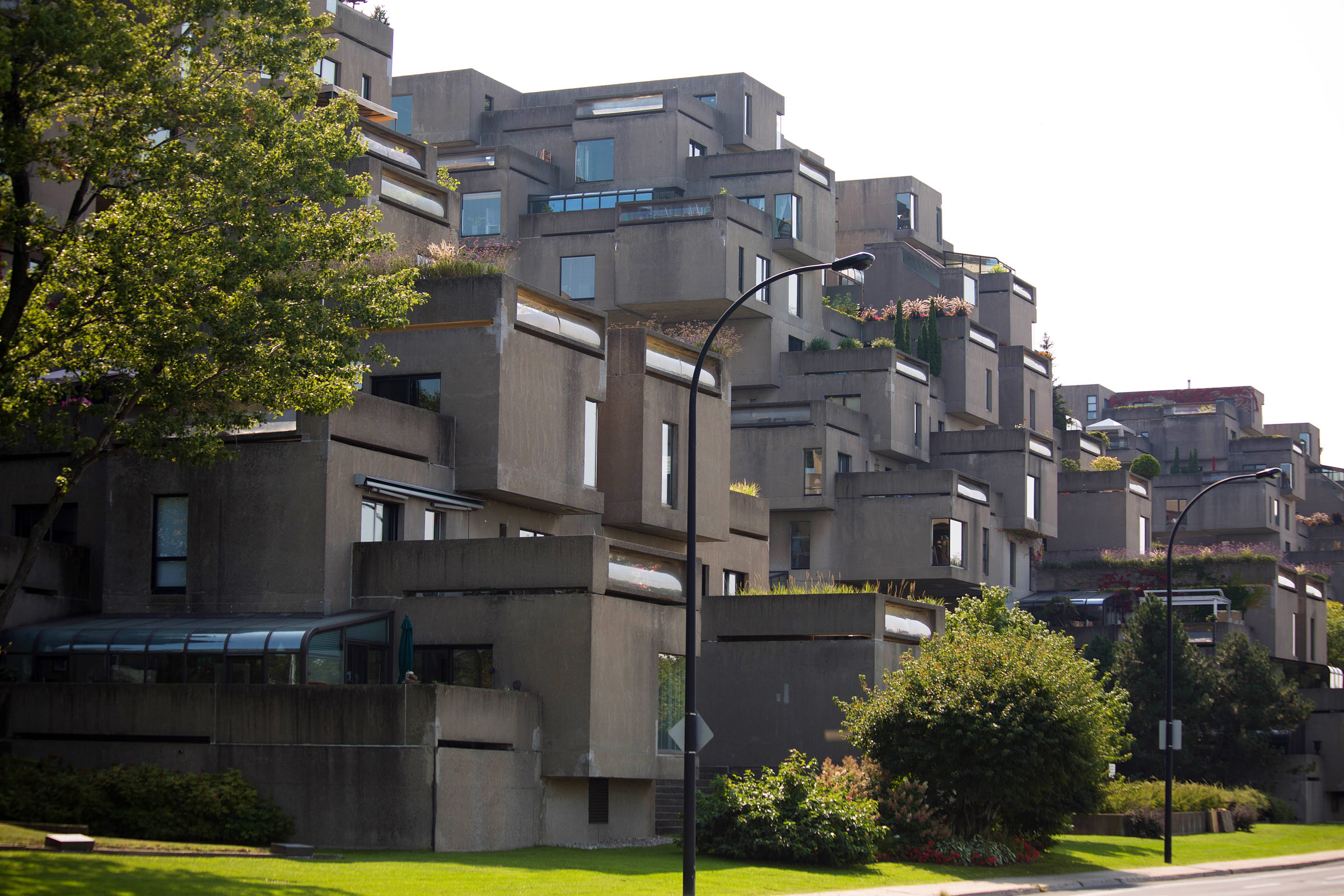 Habitat 67 model housing complex created for the 1967 world fair