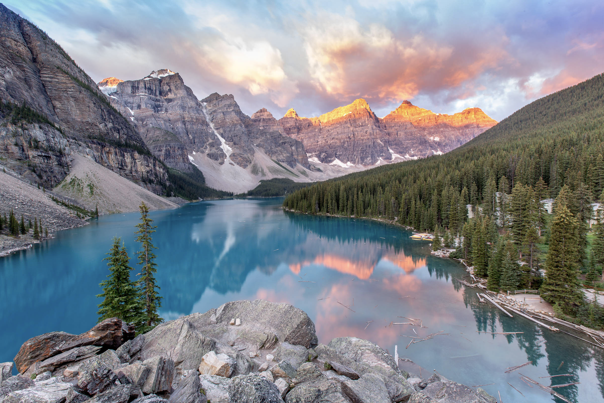 Canadian Rockies Aerial View