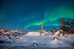 Northern Lights in Churchill, Manitoba,  Canada