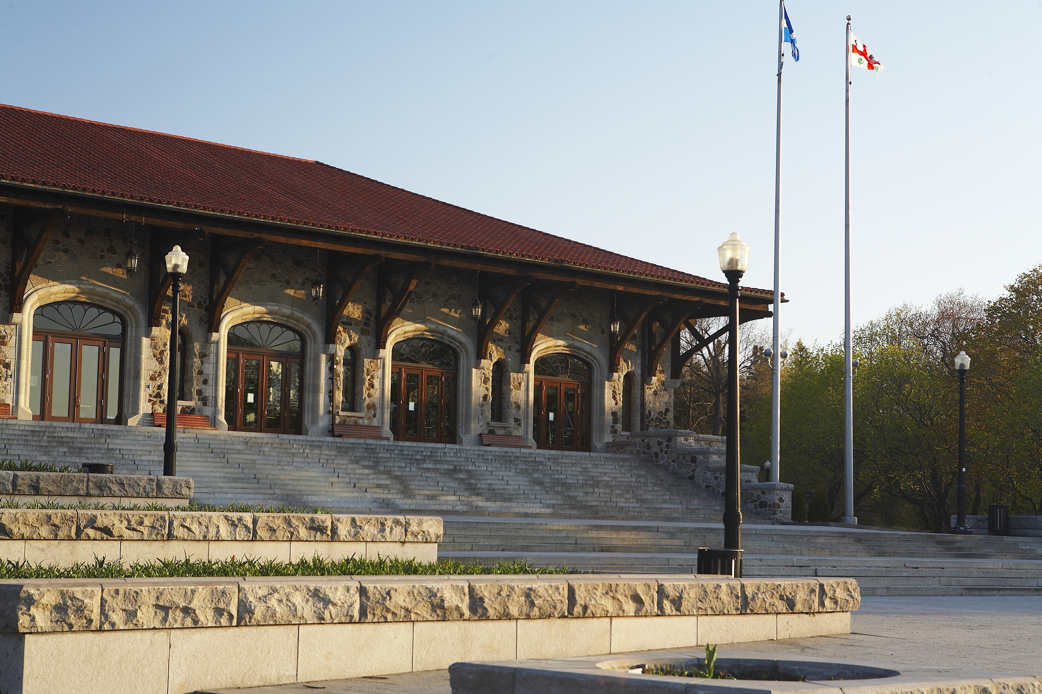 Chalet du Mont Royal in Mount Royal Park in Montreal