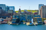 Harbour facing downtown district located in the heart of Halifax Waterfront marries old and modern architecture