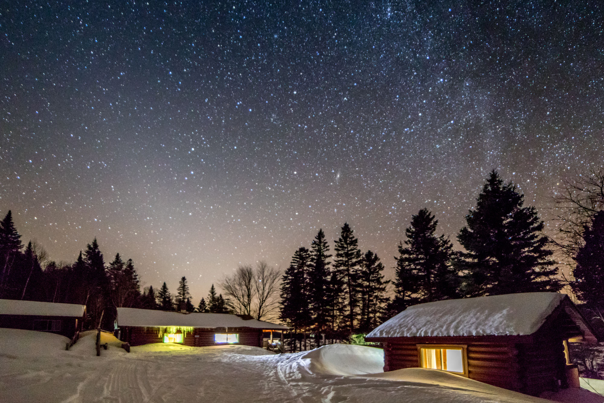 A winter cabin at Mt Carleton in NewBrunswick
