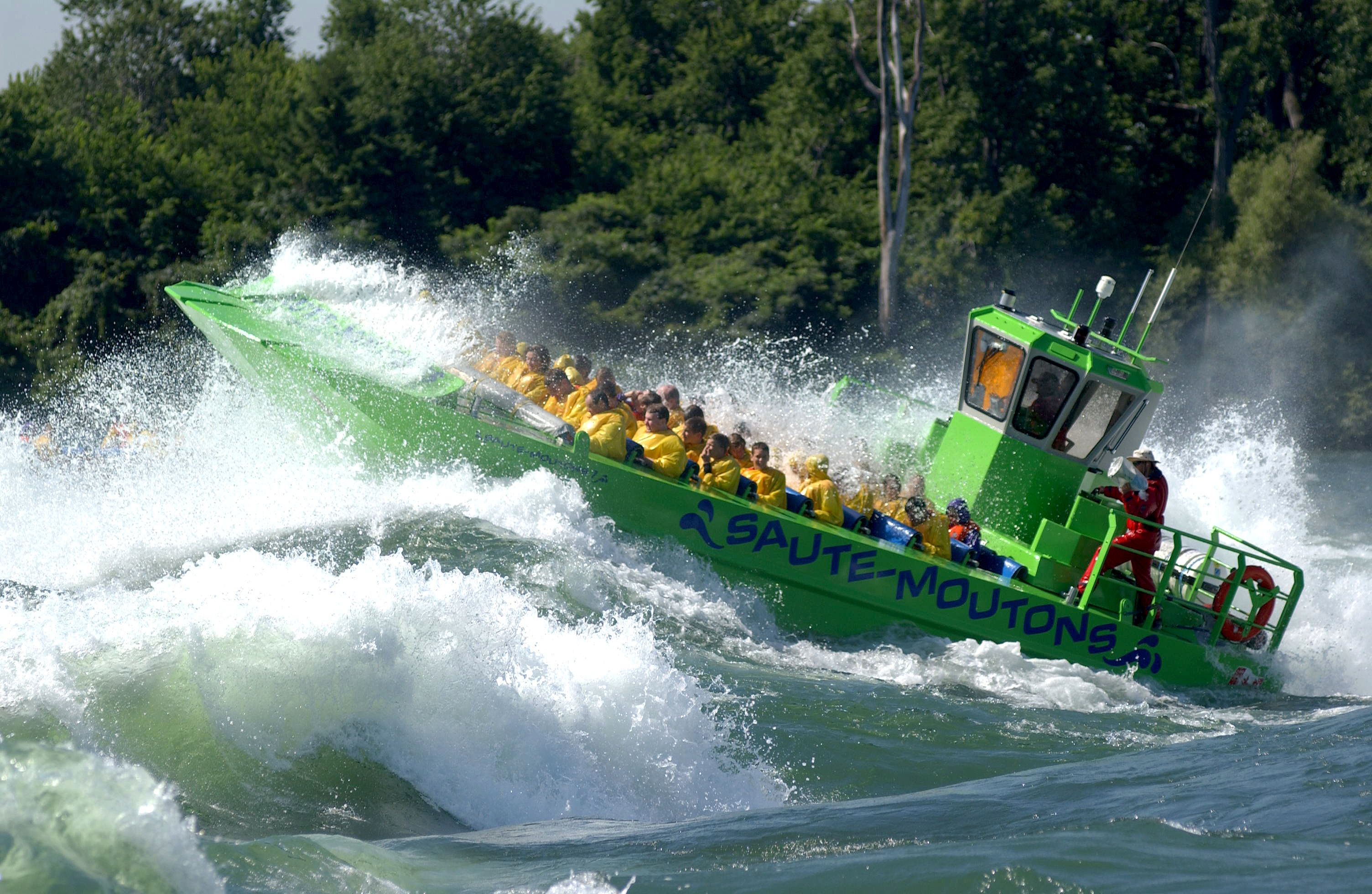 Jet Boating and Rafting the Lachine Rapids