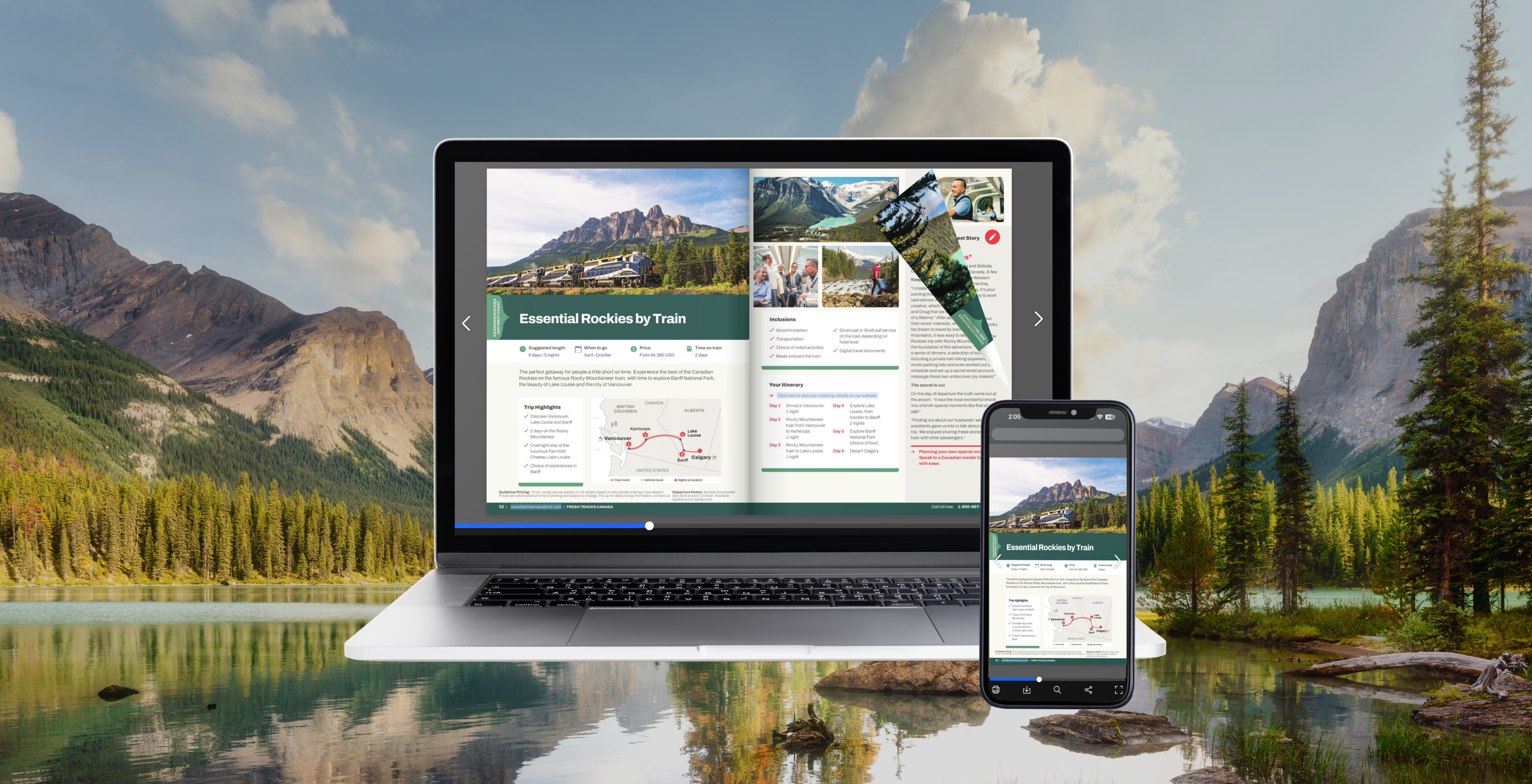 Discover Canada By Train Brochure