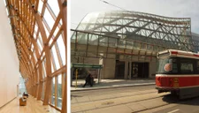 Interior and exterior view of the Art Gallery of Ontatio