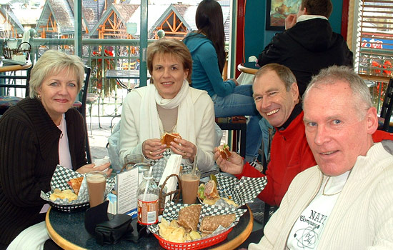 Peter, Diane, Steph and Bev review of their [object Object] trip
