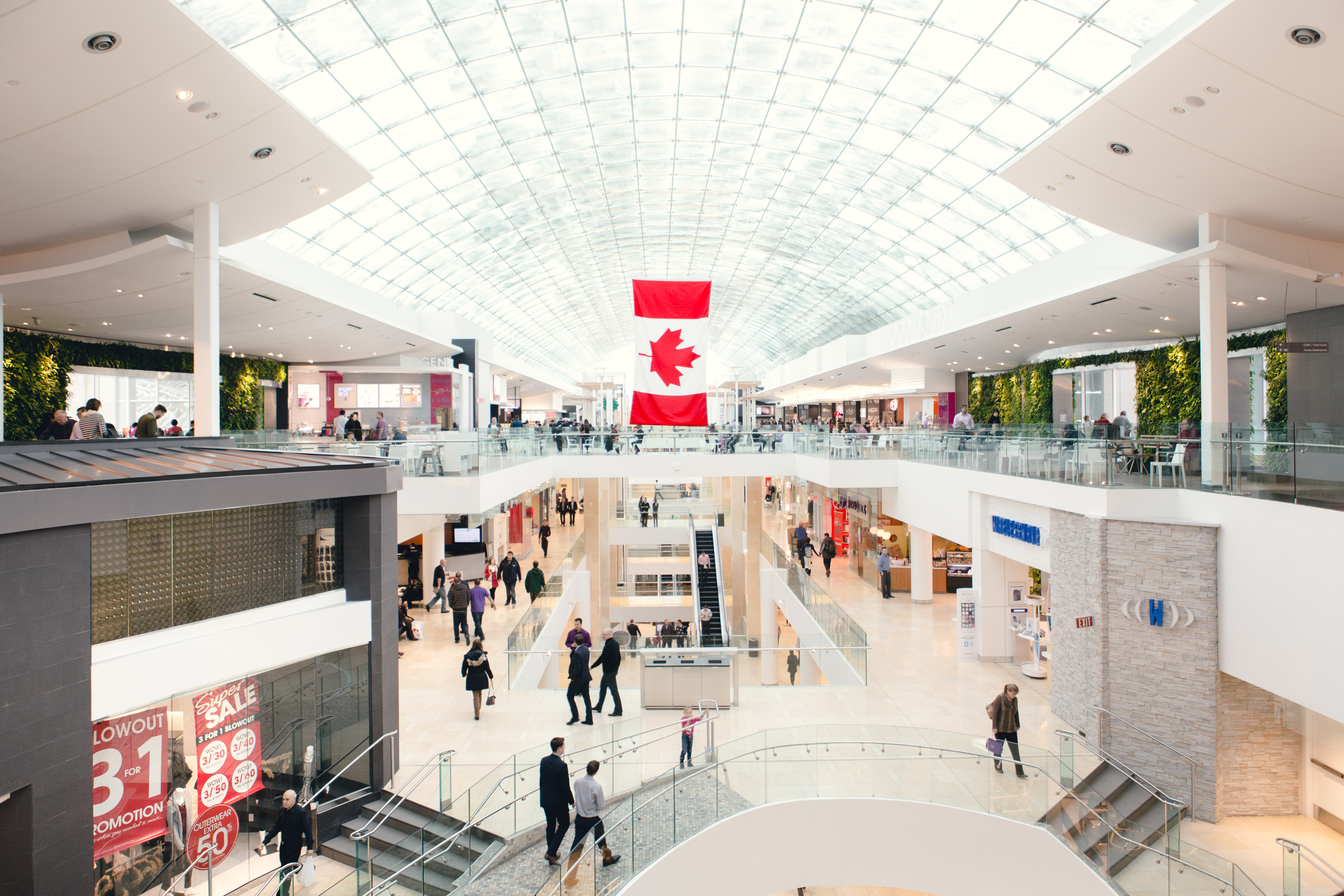 CORE Shopping Centre from top floor
