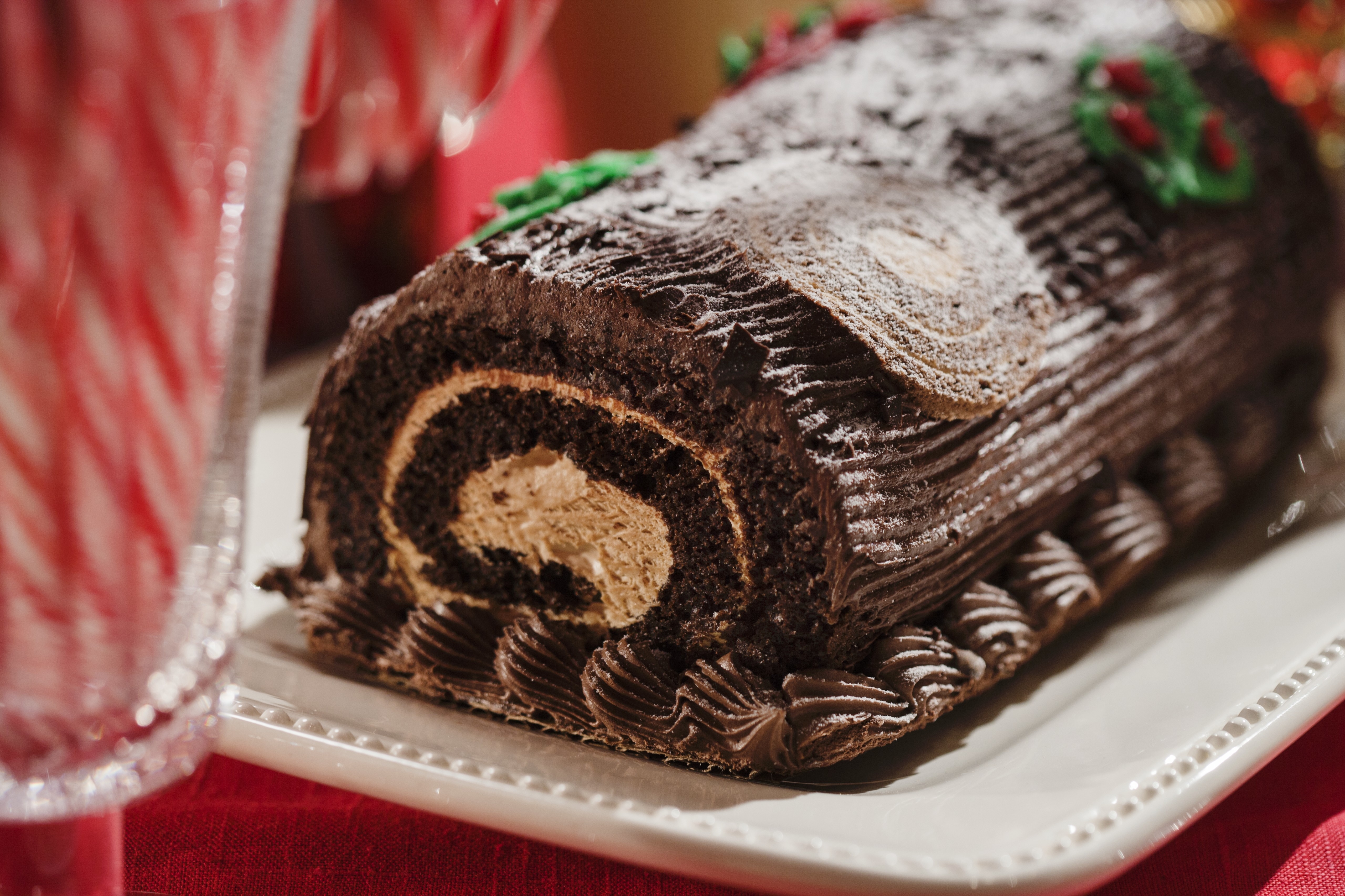 A Yule Log (Bûche de Noël)