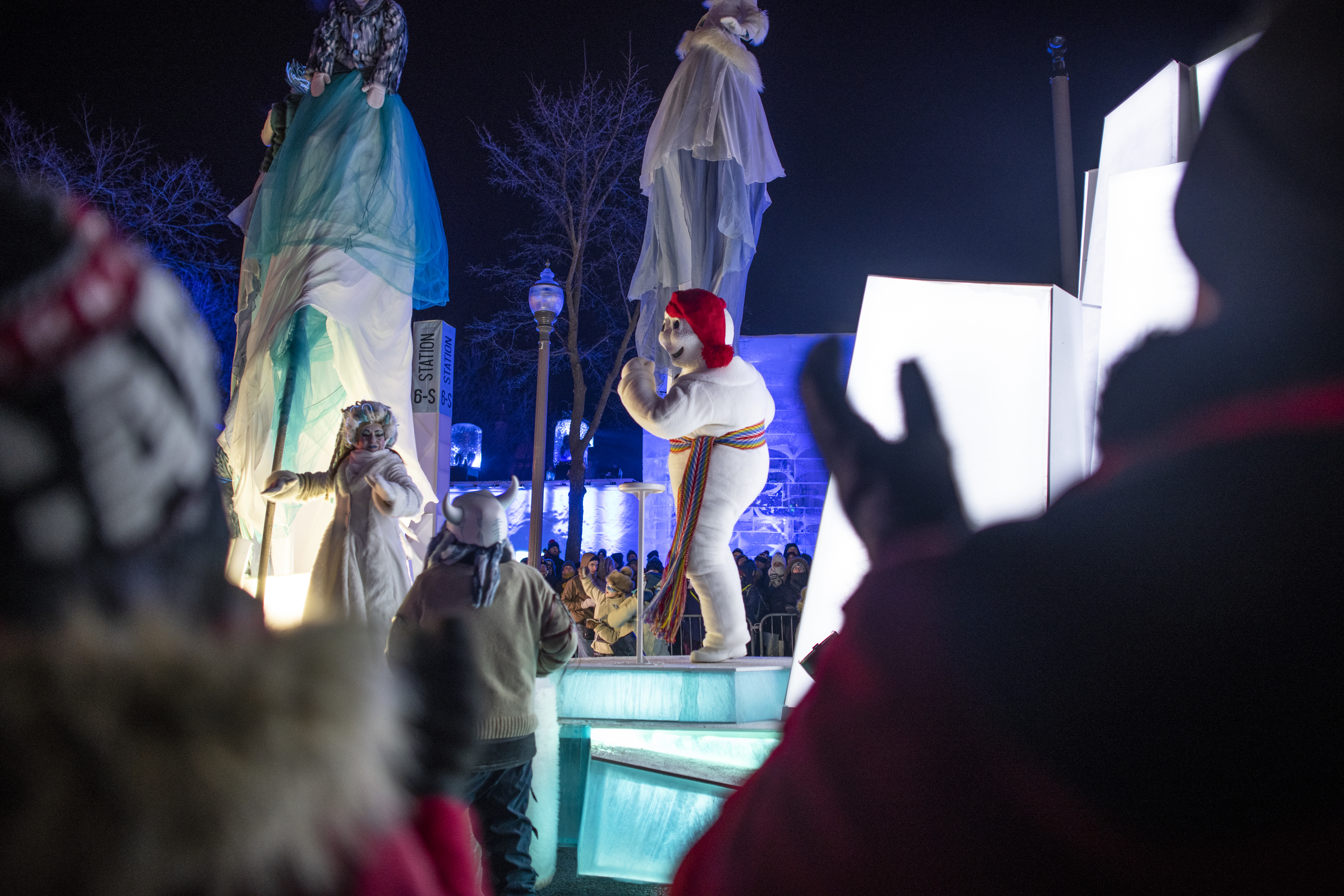 A carnival scene in Quebec City
