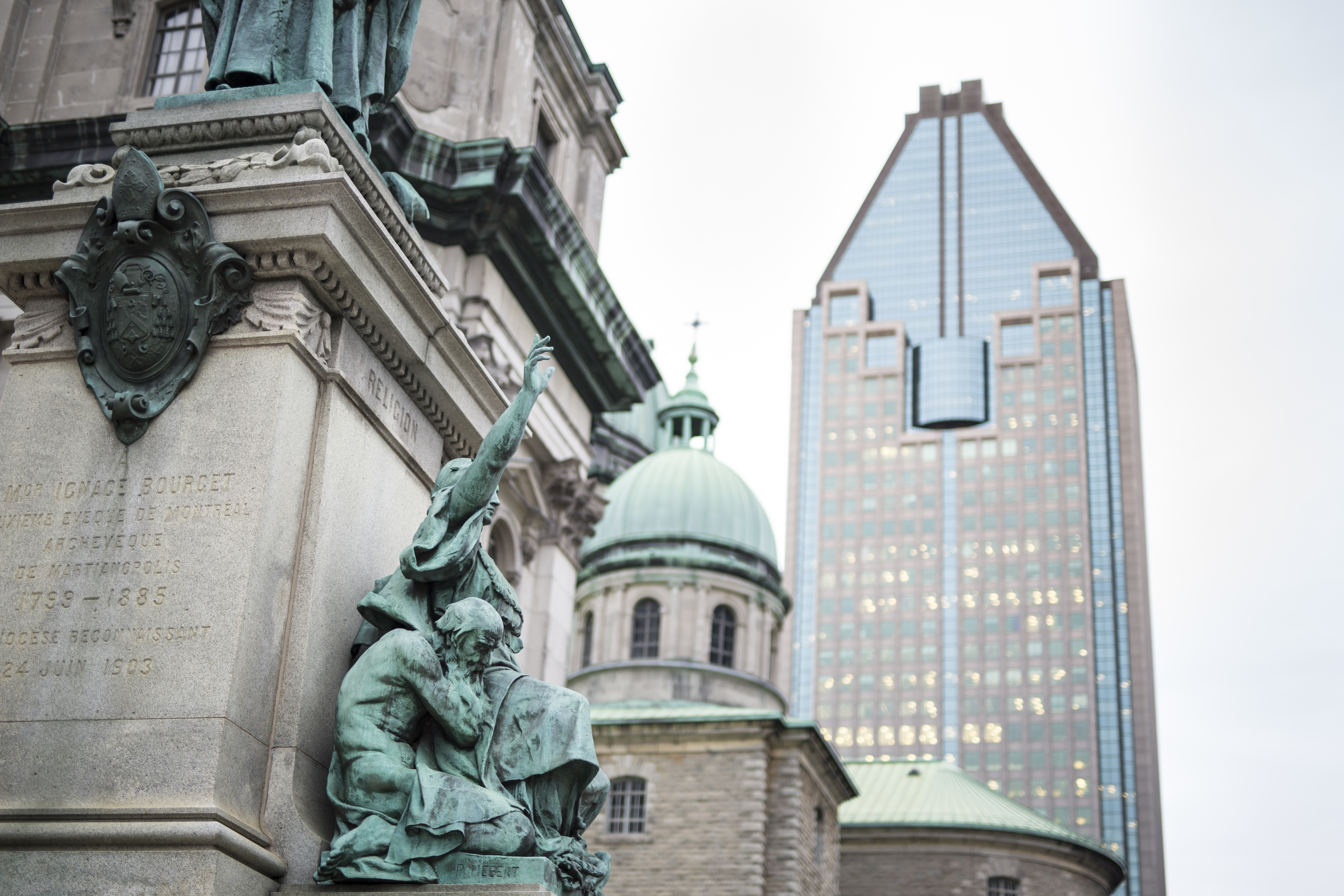 Mary Queen of the World Cathedral and Le 1000 De La Gauchetière