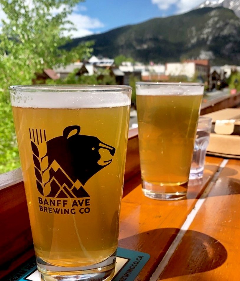Craft beer from Banff Ave. Brewing Co. 