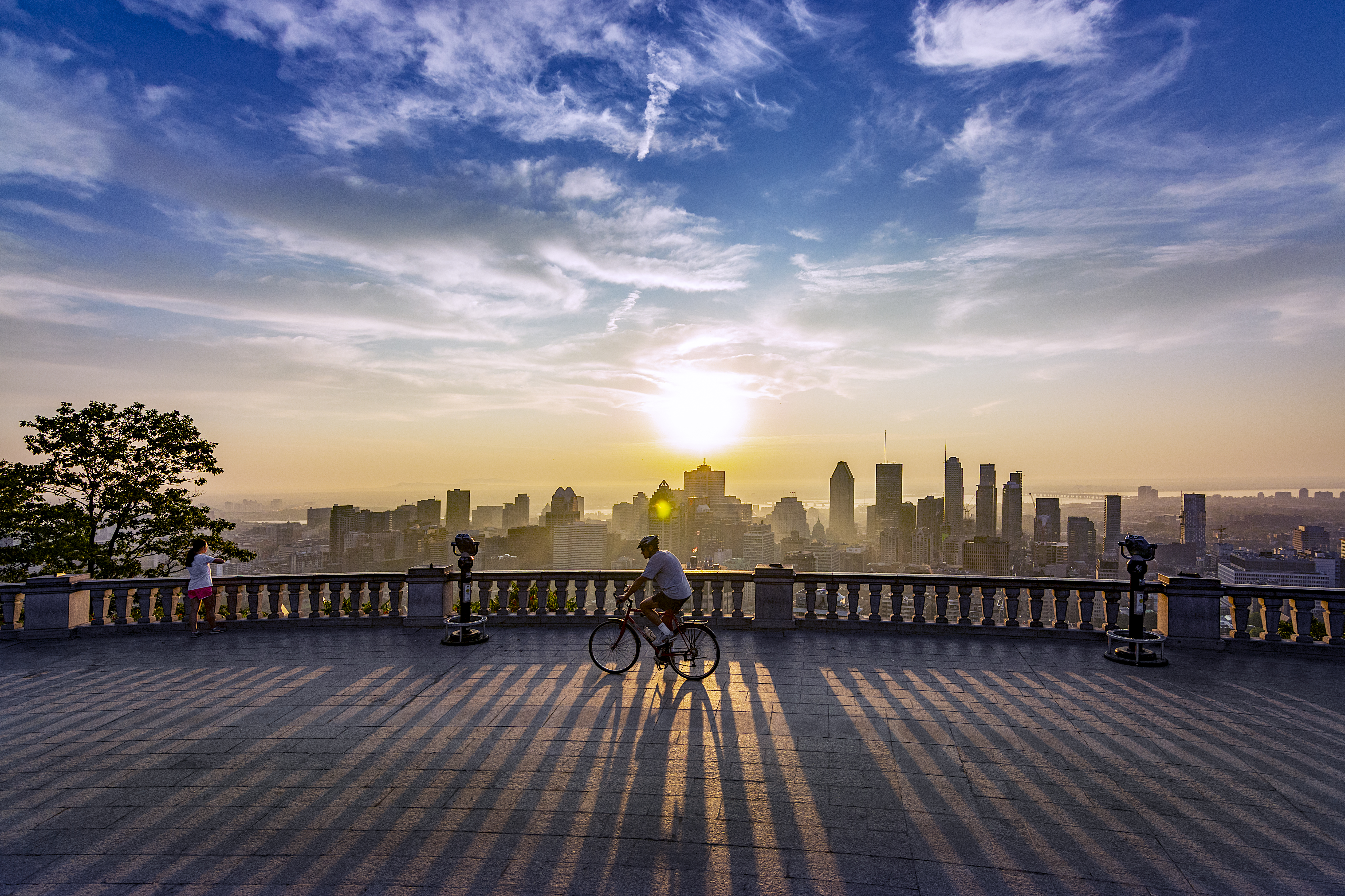 Sunset at Mount Royal Park - Kondiaronk belvedere