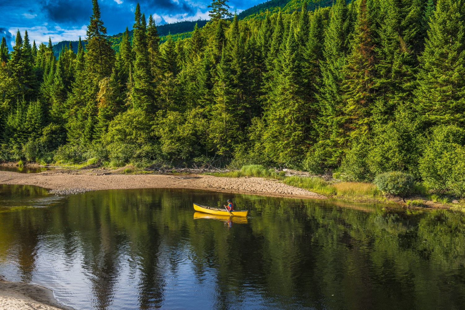 Canoeing at Mont Tremblant National Park