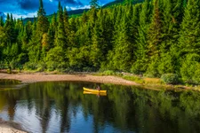 Canoeing at Mont Tremblant National Park