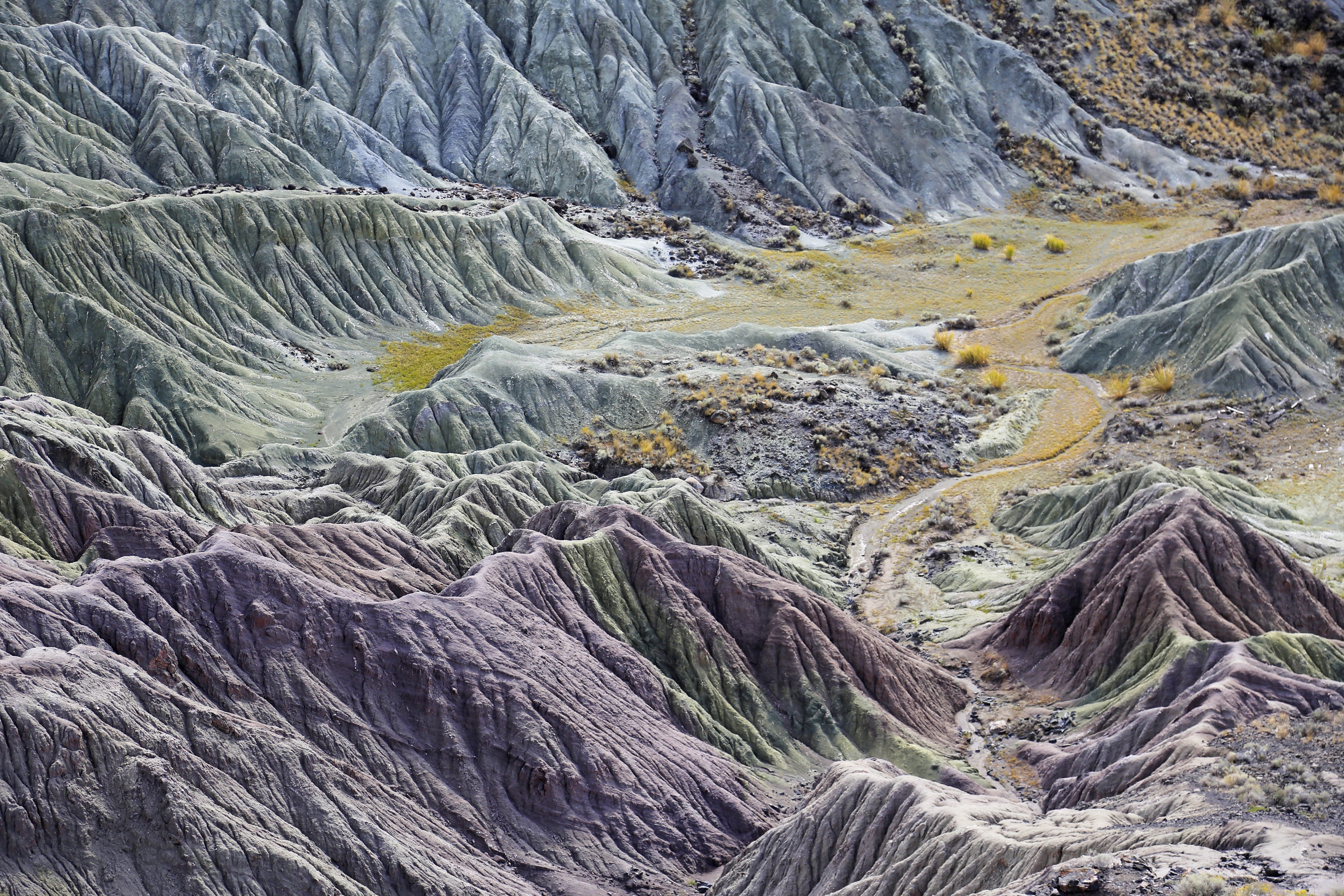 The Painted Bluffs in Kamloops, British Columbia