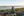 View of Quebec City, fall colours and the St. Lawrence River from above