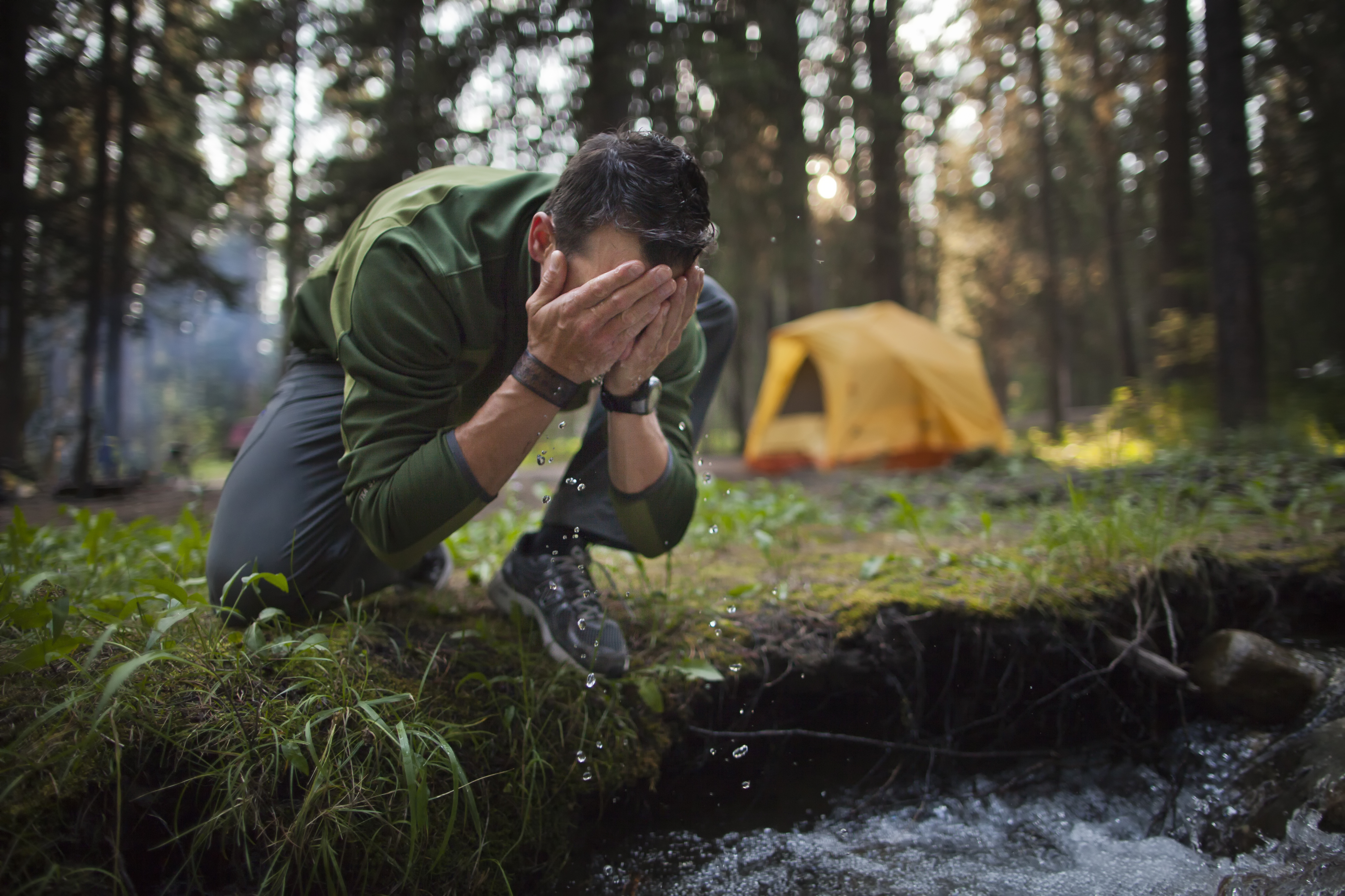 Camping at Banff National Park in the Canadian Rockies