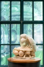 The Raven and the First Men, a sculpture by Haida artist Bill Reid.