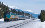 VIA Rail's winter train between Vancouver and Jasper
