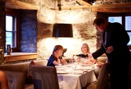 Frontenac Castle in Old Quebec City in the autumn season