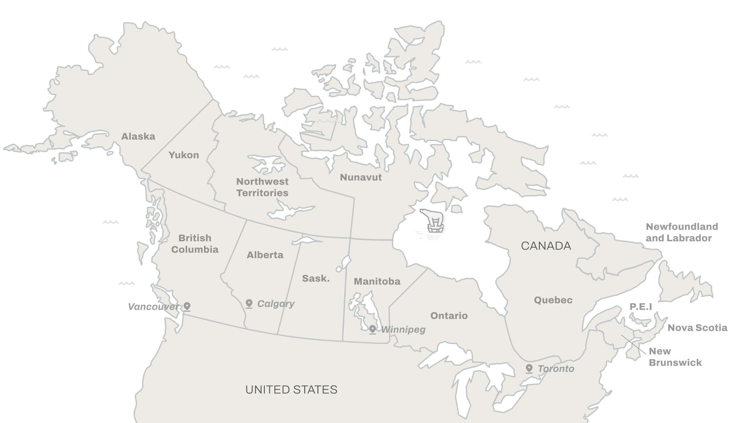 Map of Canada