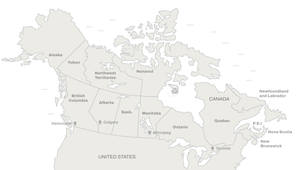 Map of Canada