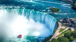 Horseshoe Falls on the Canadian side of Niagara Falls, one of the best places to visit in Ontario